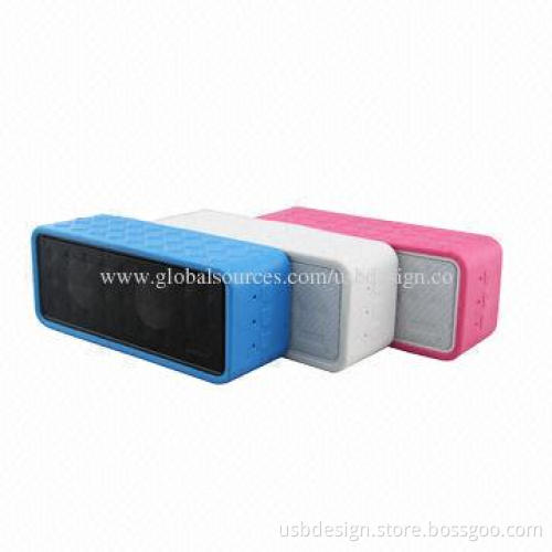 ABS Cheap Bluetooth Box Speakers with 3W Loudspeaker Output, 175 x 73.5 x 56mm Size